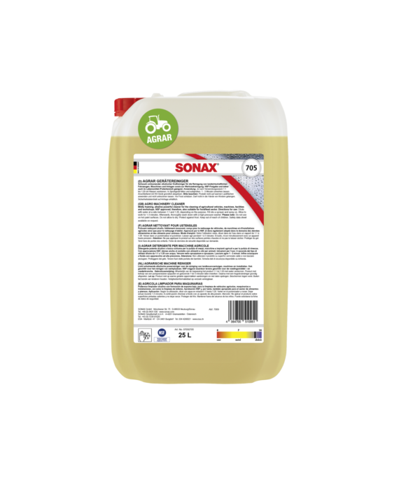 Środek do czyszczenia maszyn i sprzętu rolniczego - 25L - 705705 - SONAX AGRAR 1