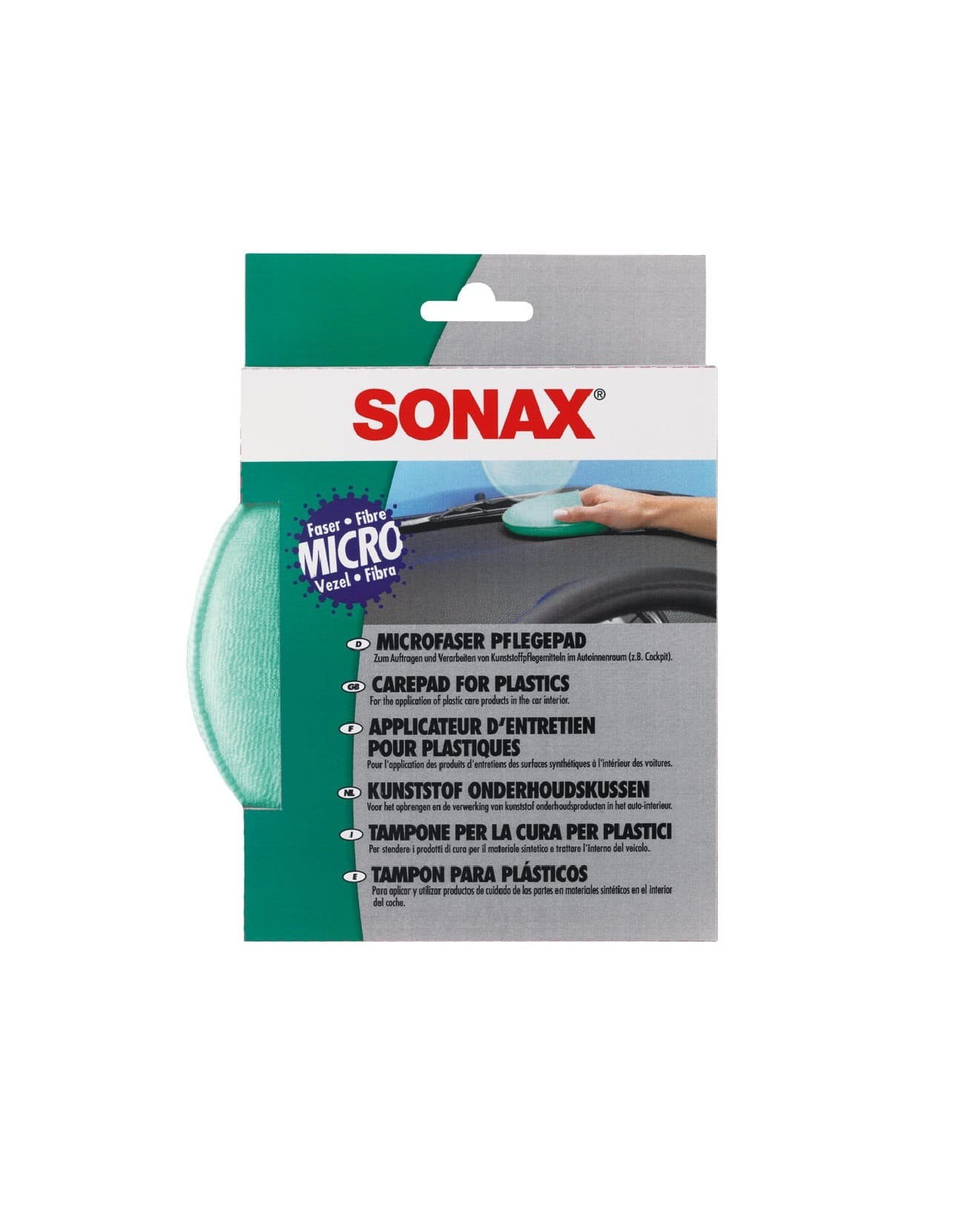 Gąbka do plastików - 417200 - SONAX 1 Gąbka do plastików - 417200 - SONAX