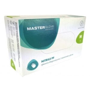 Rękawiczki nitrylowe - diagnostyczne - M - 100szt. - Master Glove