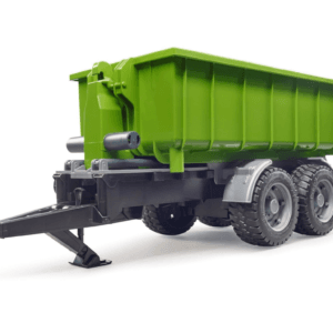 Przyczepa z kontenerem do traktorów zielona - 02035 - BRUDER