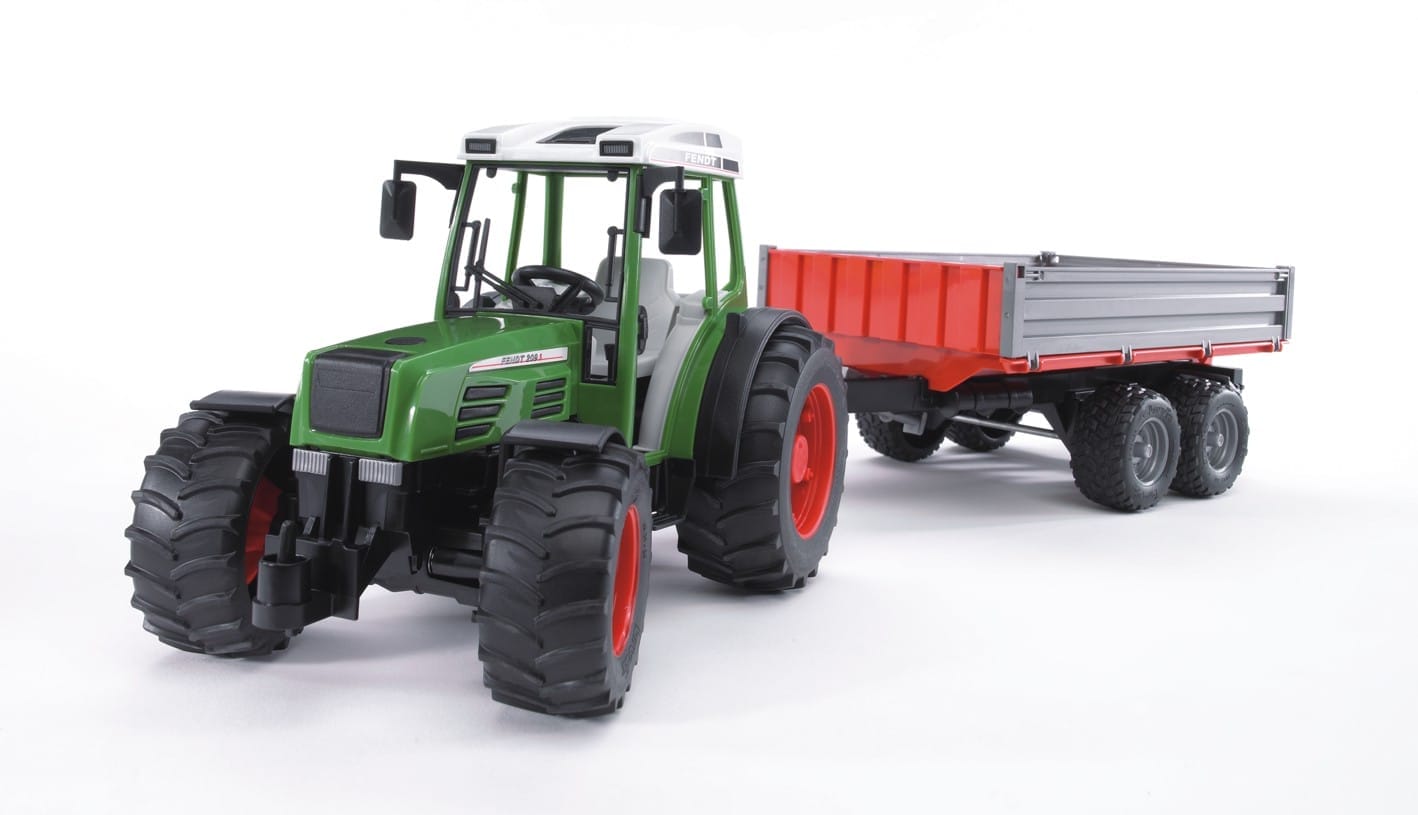 Traktor Fendt 209 S z przyczepą wywrotką - ZESTAW - 02104 - BRUDER 5 Traktor Fendt 209 S z przyczepą wywrotką - ZESTAW - 02104 - BRUDER