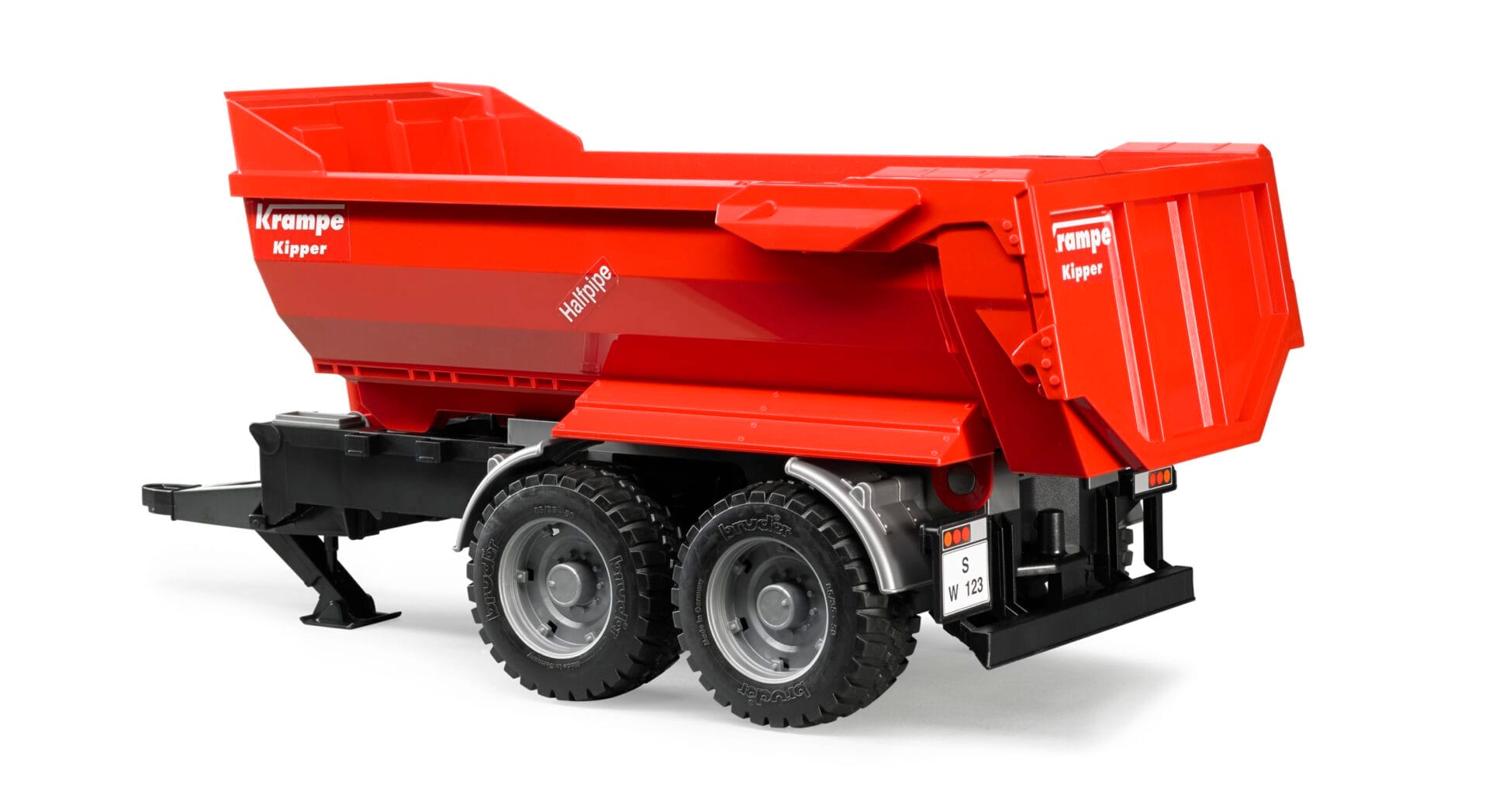 Przyczepa wywrotka rolnicza Krampe - 02225 - BRUDER 1 Przyczepa wywrotka rolnicza Krampe - 02225 - BRUDER