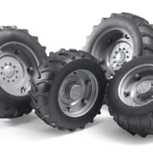 Koła bliźniacze 02000 - srebrne - 02316 - BRUDER