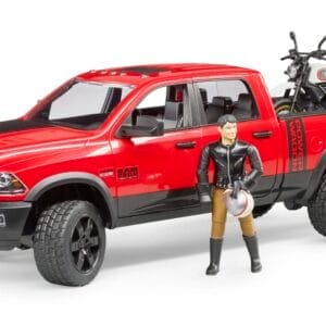 Auto Dodge RAM 2500 Power Wagon z motocyklem DUCATI - ZESTAW - 02502 - BRUDER