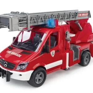 Wóz strażacki z sygnalizacją Mercedes Sprinter - 02532 - BRUDER