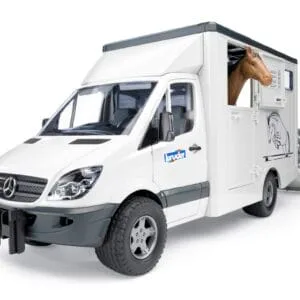 Samochód dostawczy do przewozu koni Mercedes Sprinter - Koniowóz - 02533 - BRUDER