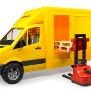 Samochód dostawczy - Mercedes Sprinter DHL z podnośnikiem - 02534 - BRUDER