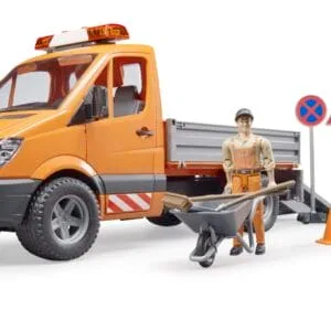 Samochód dostawczy - Mercedes Sprinter pomoc drogowa z modułem świetlno-dźwiękowym i z akcesoriami - 02537 - BRUDER