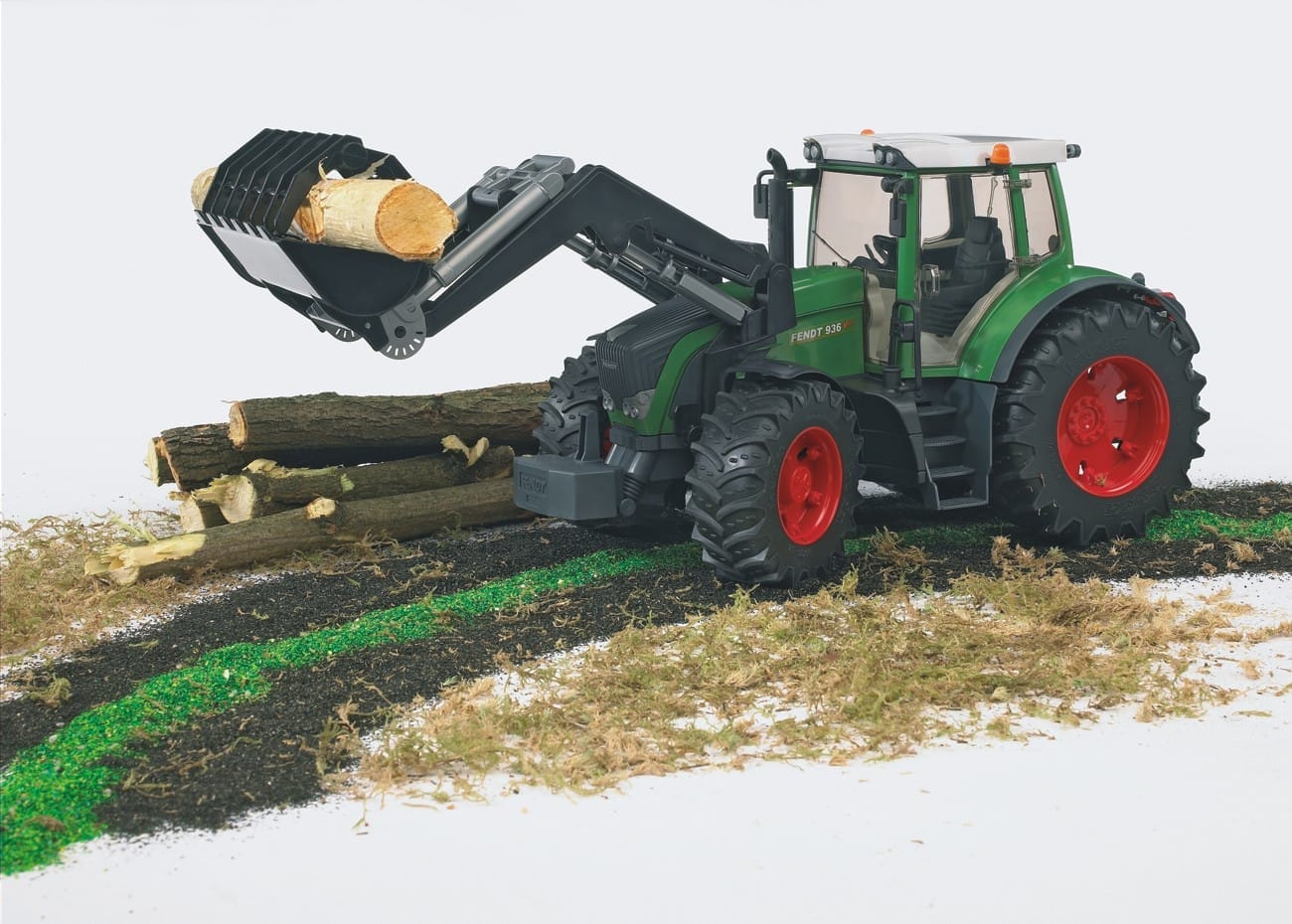 Traktor Fendt 936 Vario z ładowarką 03041 - BRUDER 2 Traktor Fendt 936 Vario z ładowarką 03041 - BRUDER