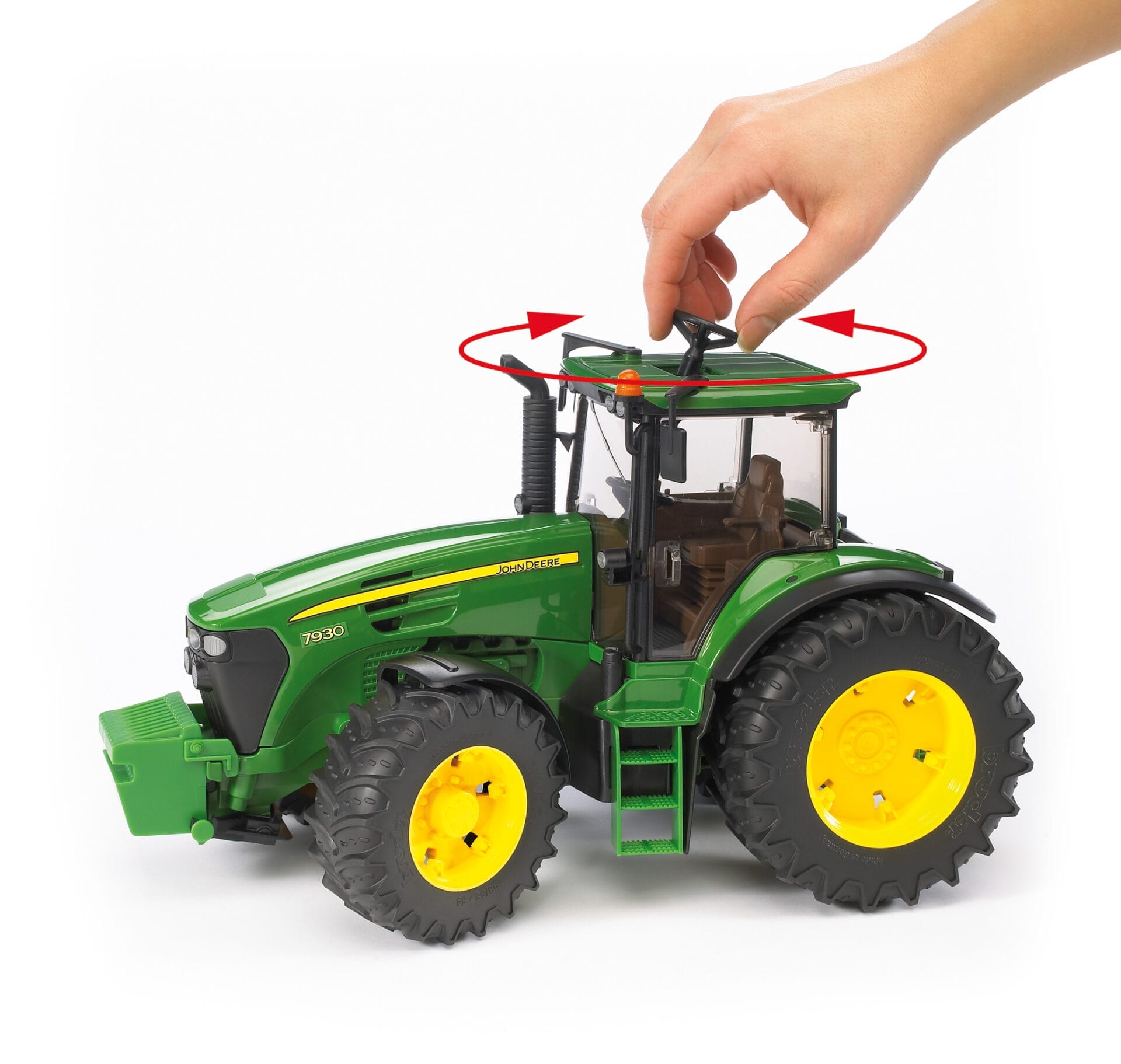 Traktor John Deere 7930 z ładowarką - 03051 - BRUDER 5 Traktor John Deere 7930 z ładowarką - 03051 - BRUDER