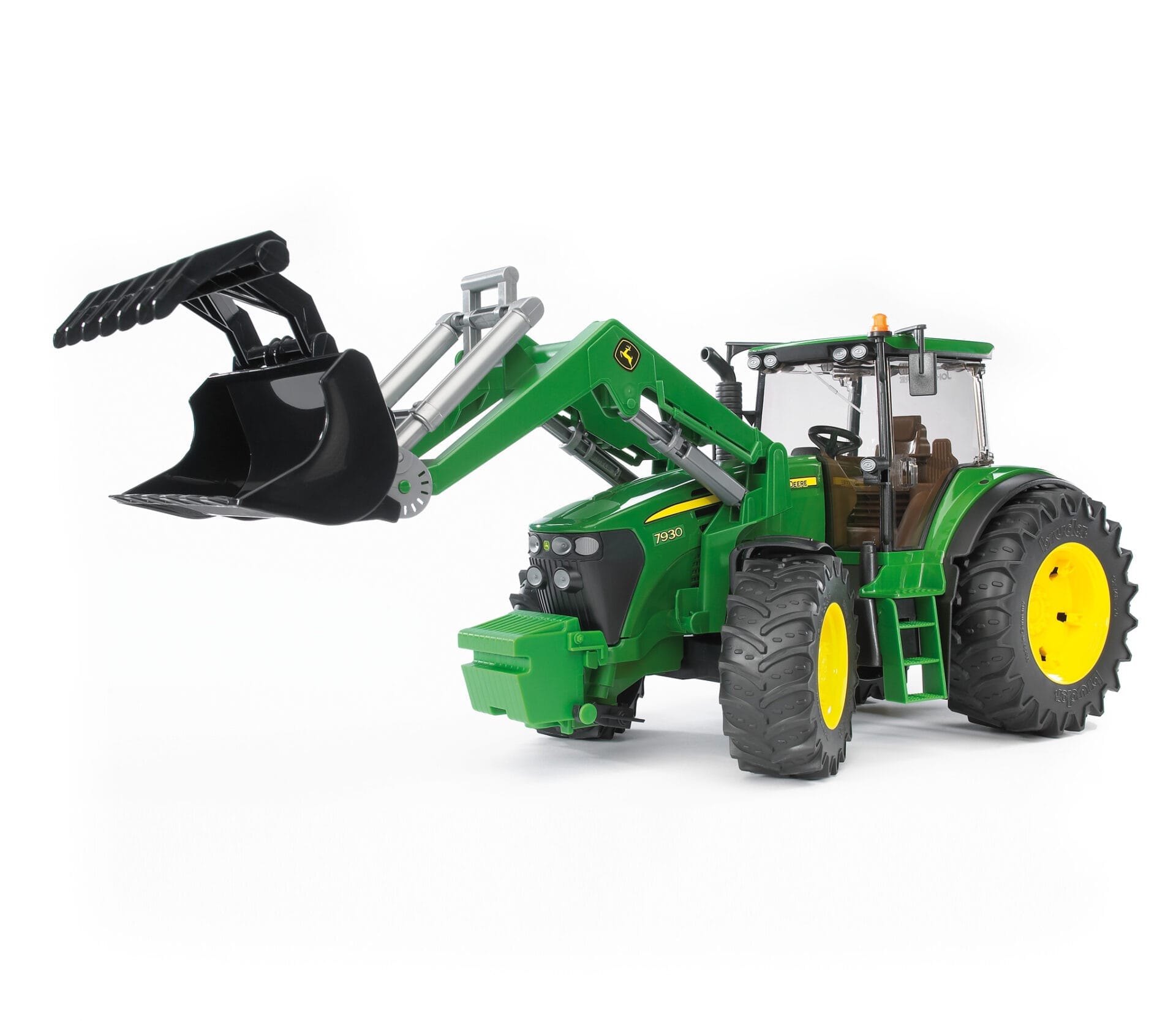 Traktor John Deere 7930 z ładowarką - 03051 - BRUDER 6 Traktor John Deere 7930 z ładowarką - 03051 - BRUDER