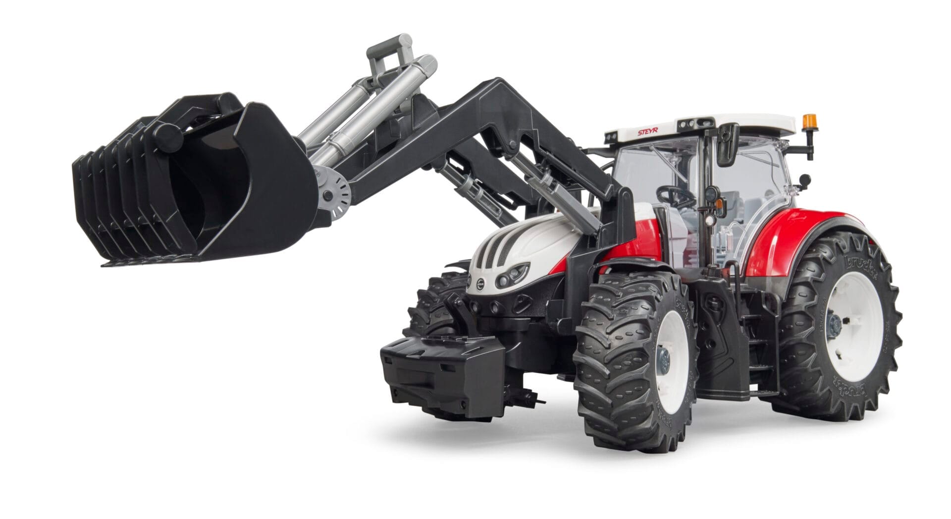 Traktor Steyr 6300 Terrus CVT z ładowarką czołową - 03181 - BRUDER 4 Traktor Steyr 6300 Terrus CVT z ładowarką czołową - 03181 - BRUDER
