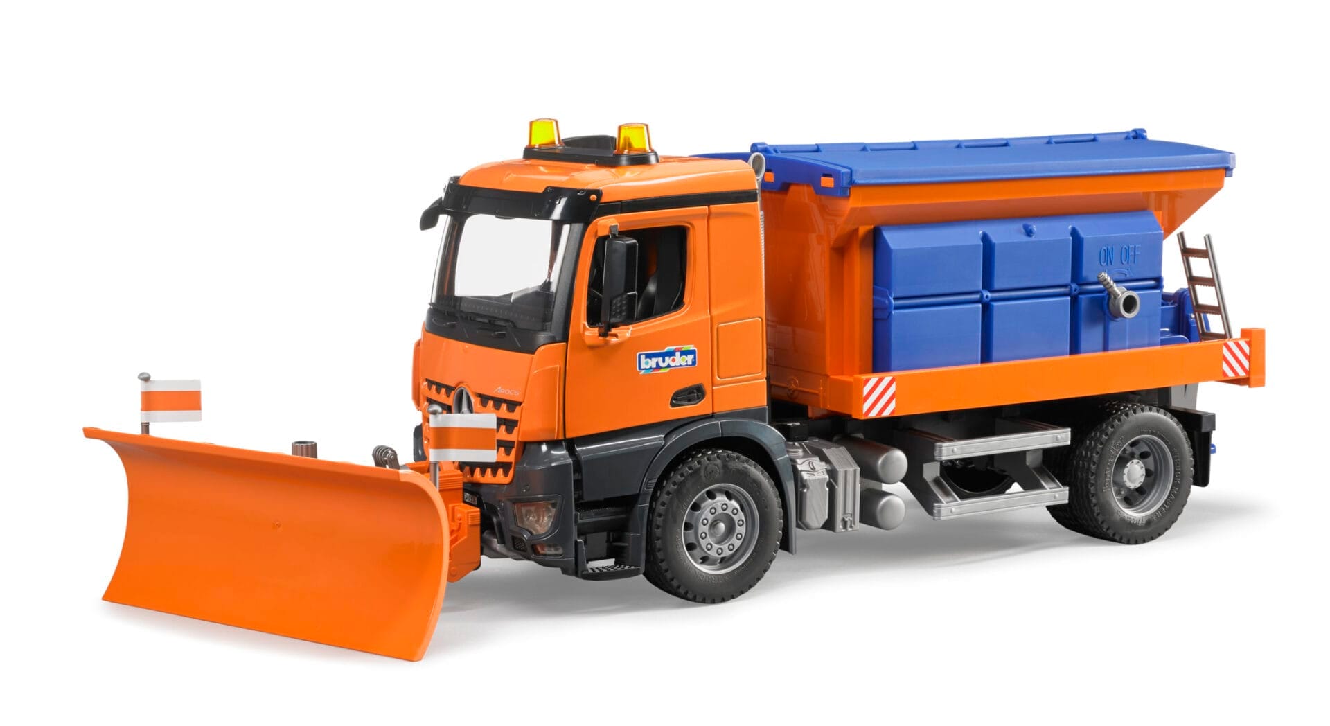 Pług do odśnieżania - Pługo-solarka Mercedes Benz Arocs - 03685 - BRUDER 1 Pług do odśnieżania - Pługo-solarka Mercedes Benz Arocs - 03685 - BRUDER