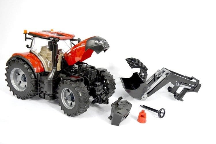 Traktor Case IH Optum 300 CVX z ładowarką czołową - 03191 - BRUDER 1 Traktor Case IH Optum 300 CVX z ładowarką czołową - 03191 - BRUDER