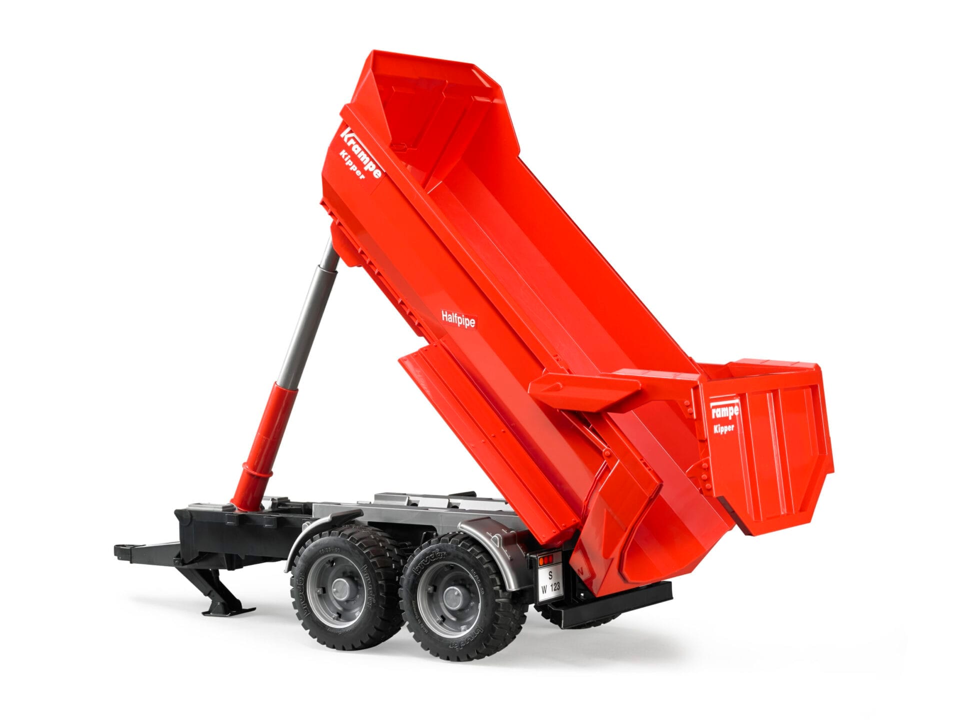 Przyczepa wywrotka rolnicza Krampe - 02225 - BRUDER 2 Przyczepa wywrotka rolnicza Krampe - 02225 - BRUDER