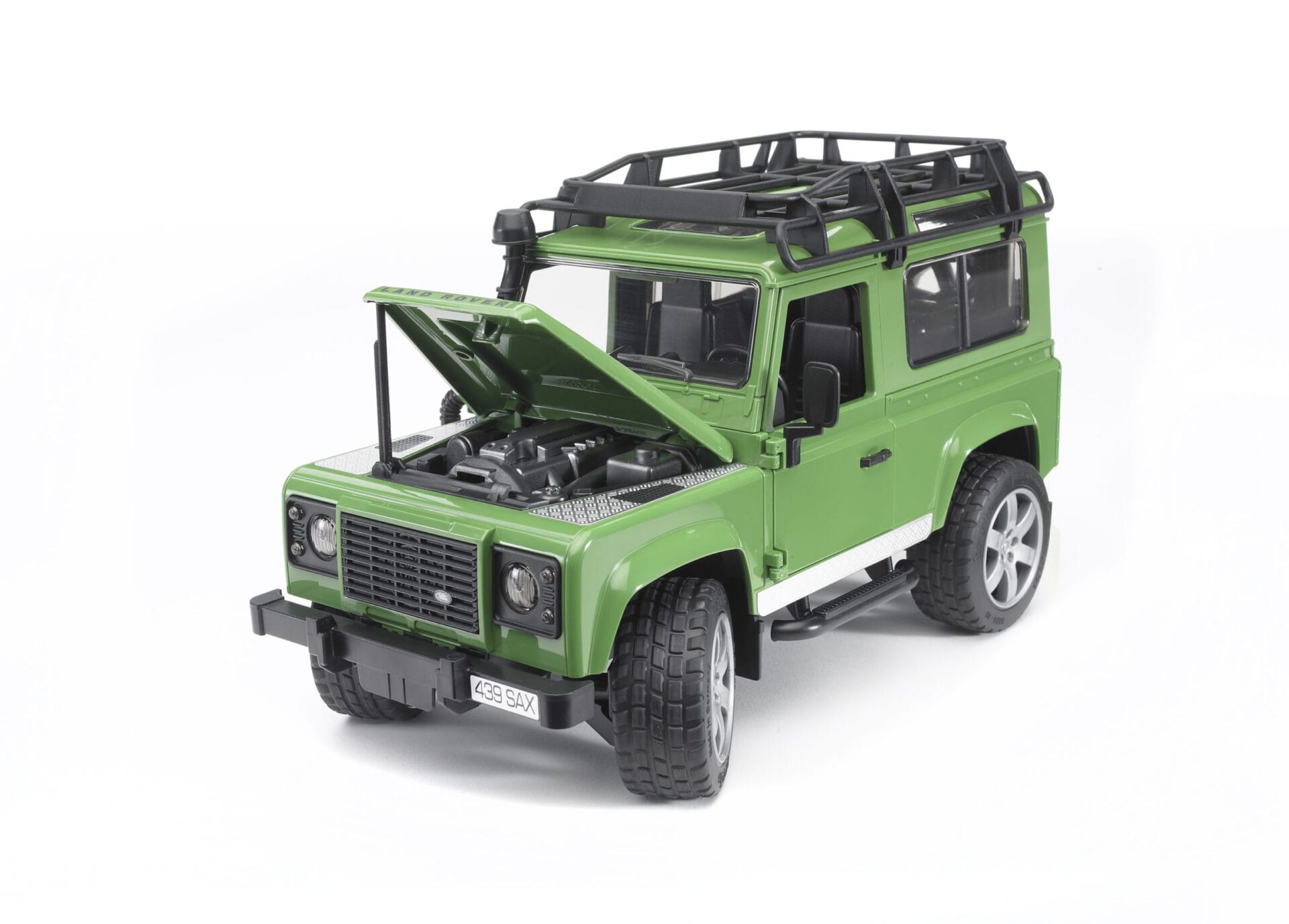 Auto Land Rover Defender - zielony - 02590 - BRUDER 6 Auto Land Rover Defender - zielony - 02590 - BRUDER