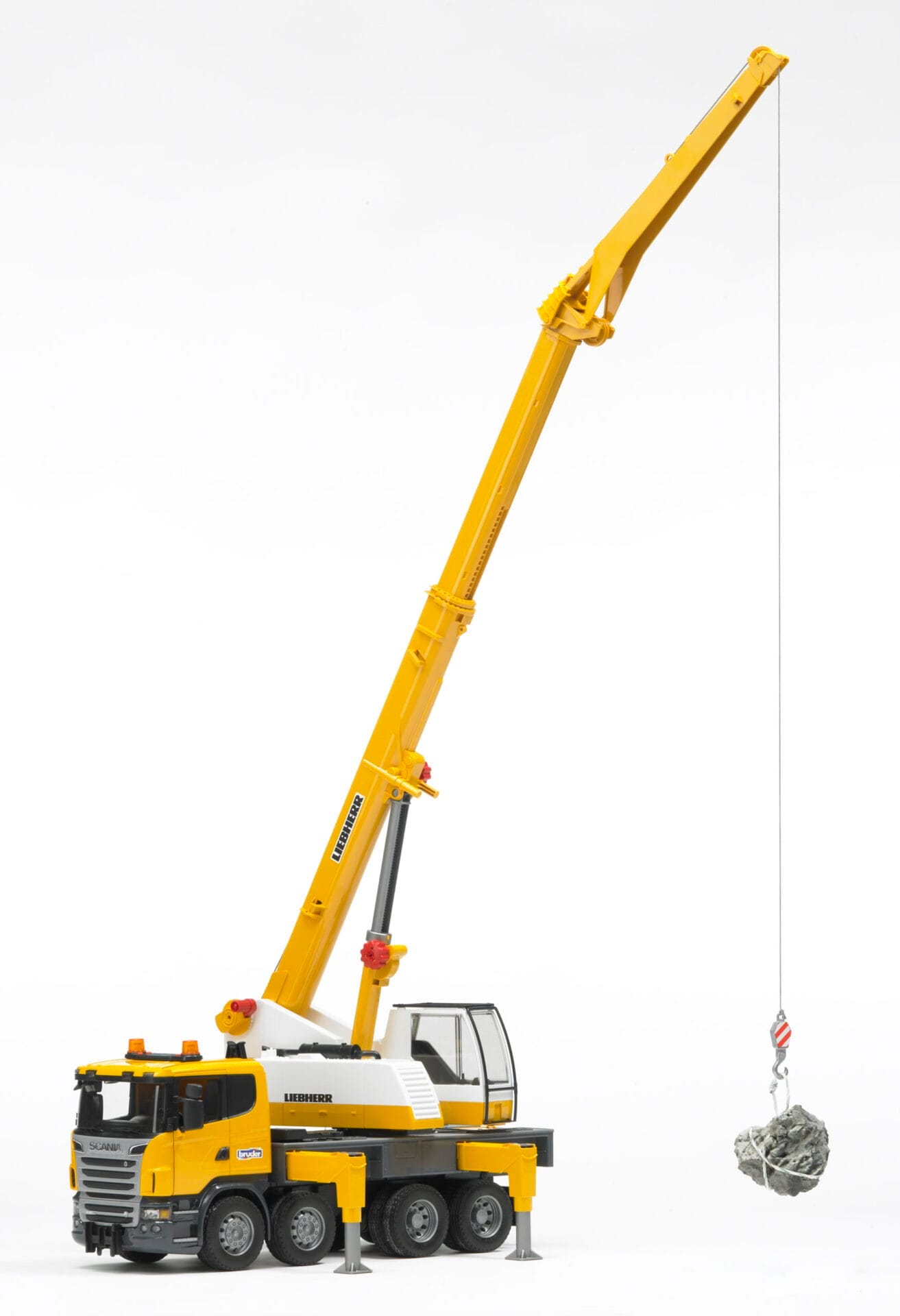 Dźwig z modułem sygnalizacyjnym - Scania R - 03570 - BRUDER 5 Dźwig z modułem sygnalizacyjnym - Scania R - 03570 - BRUDER