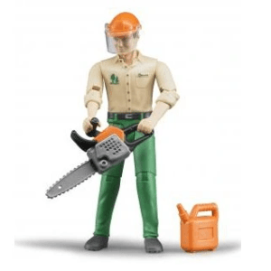 Figurka drwala z akcesoriami - drwal z piłą - 60030 - BRUDER