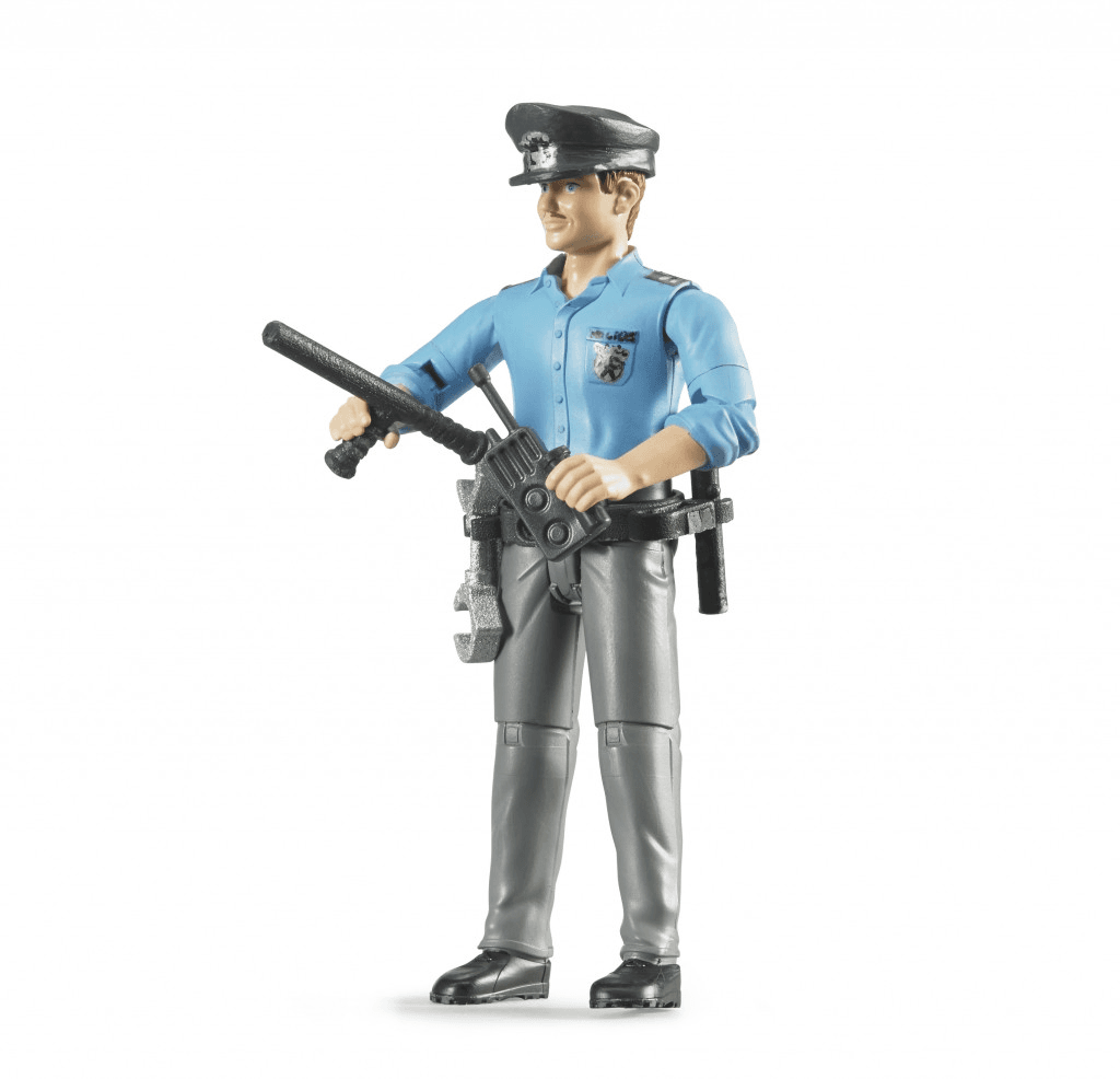 Figurka białego policjanta - 60050 - BRUDER 1 Figurka białego policjanta - 60050 - BRUDER
