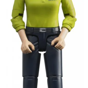 Figurka kobiety białej w ciemnoniebiskich dżinsach - 60405 - BRUDER