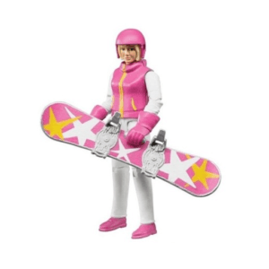 Figurka kobiety na snowboardzie - 60420 - BRUDER