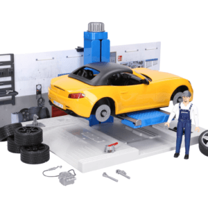 Warsztat samochodowy + Auto + figurka - 62110 - BRUDER