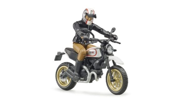 Motocykl Scrambler Ducati Desert Sled z kierowcą - 63051 - BRUDER 7