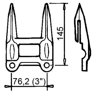 Bagnet podwójny kuty 6235210 – Pasuje do John Deere – RADURA (1)