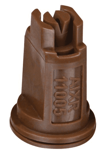 Dysza opryskiwacza, rozpylacz eżektorowy o strumieniu płaskim - AIXR 11005 - Brązowa - TeeJet 1 Dysza opryskiwacza, rozpylacz eżektorowy o strumieniu płaskim - AIXR 11005 - Brązowa - TeeJet