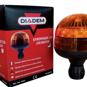 LAMPA BŁYSKOWA 8 LED ELASTYCZNA Z AUTOBLOKADĄ, NAPIĘCIE ROBOCZE 10-30V, MOC 9W - 1204170 - DIADEM