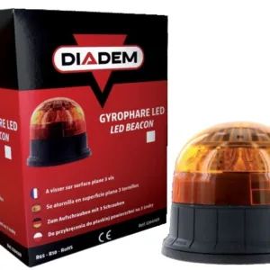 LAMPA BŁYSKOWA 8 LED - PODSTAWA NA 3 WKRĘTY, NAPIĘCIE ROBOCZE 10-30V, MOC 9W - 1204169 - DIADEM