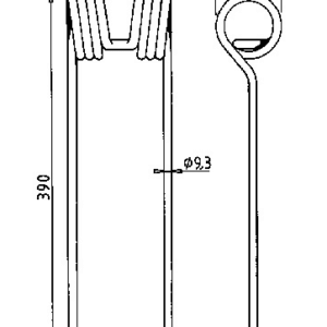 Palec przetrząsacza – 6250585 – ZAMIENNIK KUHN (1)