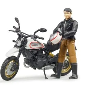 Motocykl Scrambler Ducati Desert Sled z kierowcą - 63051 - BRUDER