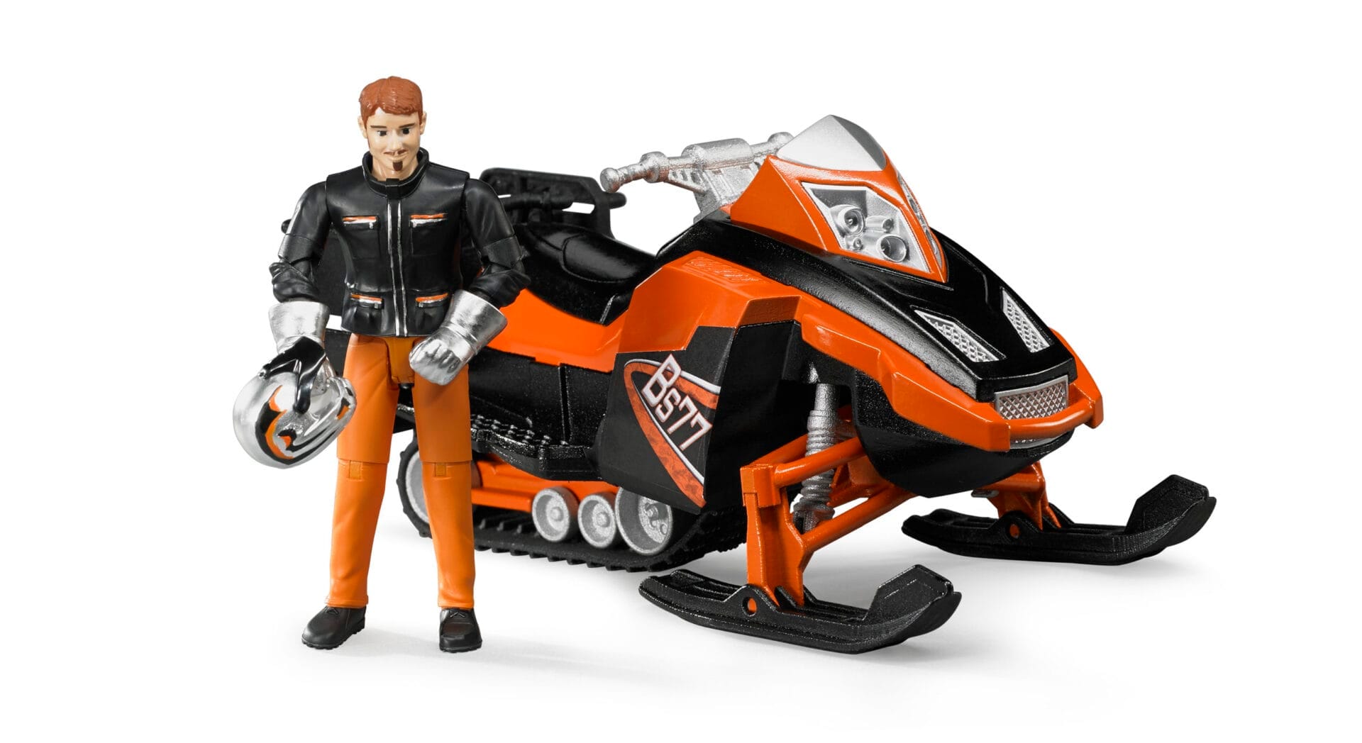 Skuter śnieżny z kierowcą i akcesoriami - 63101 - BRUDER 5 Skuter śnieżny z kierowcą i akcesoriami - 63101 - BRUDER