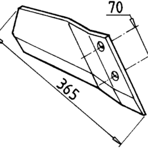 Lemiesz – Prawy – ZAMIENNIK 3374418 Lemken – Sterennco 5241736 (1)