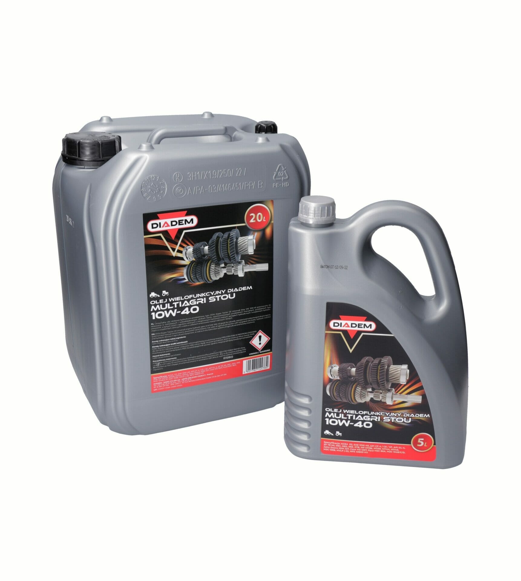 Olej wielofunkcyjny - MultiAgri STOU - 10W40 - 5L - DIADEM 1 Olej wielofunkcyjny - MultiAgri STOU - 10W40 - 5L - DIADEM