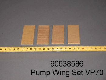 Łopatki do pompy - VP 70 - komplet 4szt. - 90638586 - DeLaval 1 Łopatki do pompy - VP 70 - komplet 4szt. - 90638586 - DeLaval