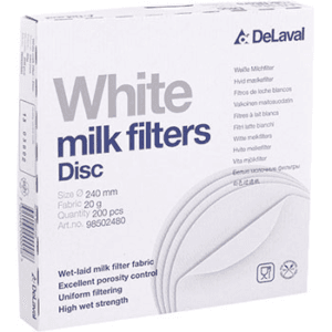 Filtry do cedzidła - filtry do mleka - KB20 240mm Szt.200 - 98502480 - DeLaval