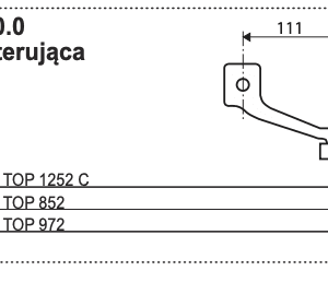 Dźwignia sterująca 2441.80.070.0 - POTTINGER