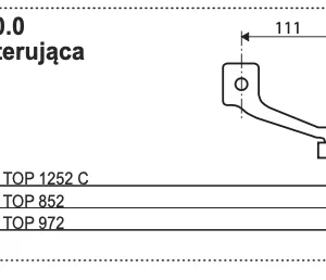 Dźwignia sterująca 2441.80.070.0 - POTTINGER
