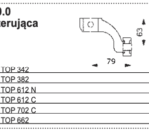 Dźwignia sterująca - 2610.80.010.0 - POTTINGER