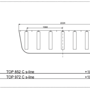 Ekran 2224x580 mm - 499.009 - POTTINGER