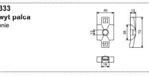 Uchwyt zęba GJMB 550-4 CR - 621.333 - POTTINGER