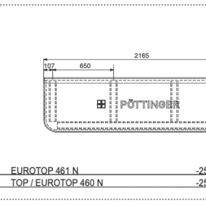 Ekran 2165x580 mm - 499.179 - POTTINGER