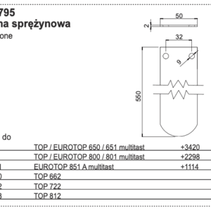 Taśma sprężynowa plandeki – Resor piórowy - wzmocnienie - 435.795 - POTTINGER
