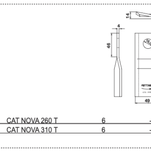 Nożyk kosiarki - LEWY - 434.988 - Pottinger