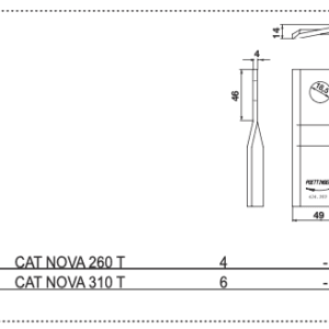Nożyk kosiarki - PRAWY - 434.989 - Pottinger
