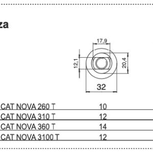 Śruba nożyka M12X30,5 - 119.010 - POTTINGER