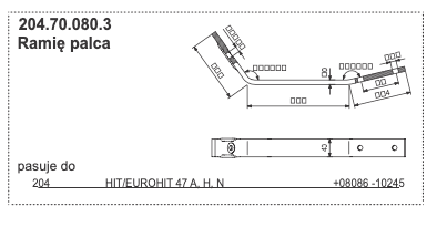 Ramię palca 1 Ramię palca