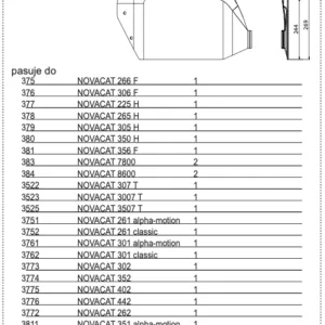 Płoza ślizgowa kosiarki - PRAWA - Duża - 378.60.170.0 - Pottinger